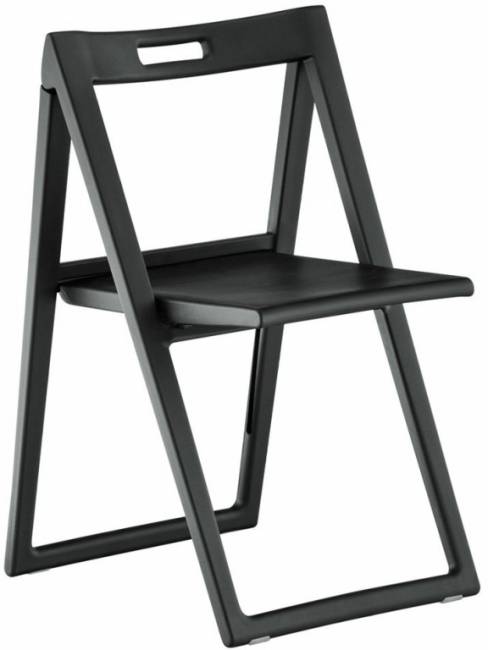Стул пластиковый складной Enjoy черный 490х500х775 мм Стул пластиковый складной Enjoy черный 490х500х775 мм