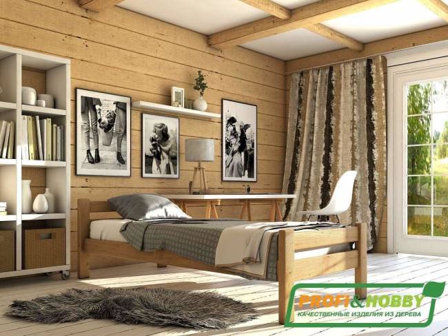 Кровать деревянная "Классика" 700 х 2000, сосна