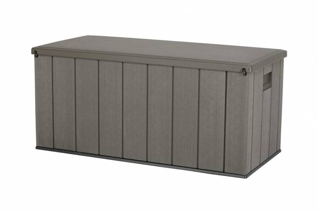 Сундук пластиковый WoodLook, 570 л, серый Сундук пластиковый WoodLook, 570 л, серый