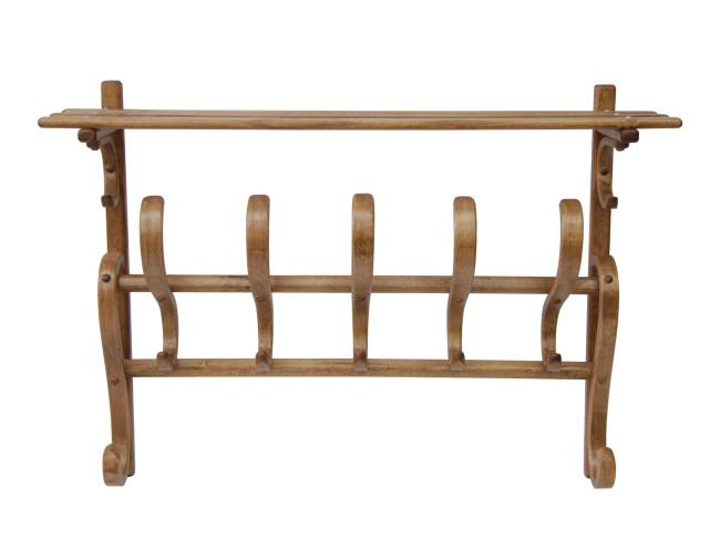 Вешалка настенная В 7Н светло-коричневый