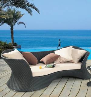 Диван "Адмонд" из искусственного ротанга, коричневый, черный, серый, белый, бежевый Диван "Адмонд" из искусственного ротанга, коричневый, черный, серый, белый, бежевый