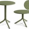 Стол пластиковый обеденный Step + Step Mini агава Ø605х400-765 мм Стол пластиковый обеденный Step + Step Mini агава Ø605х400-765 мм