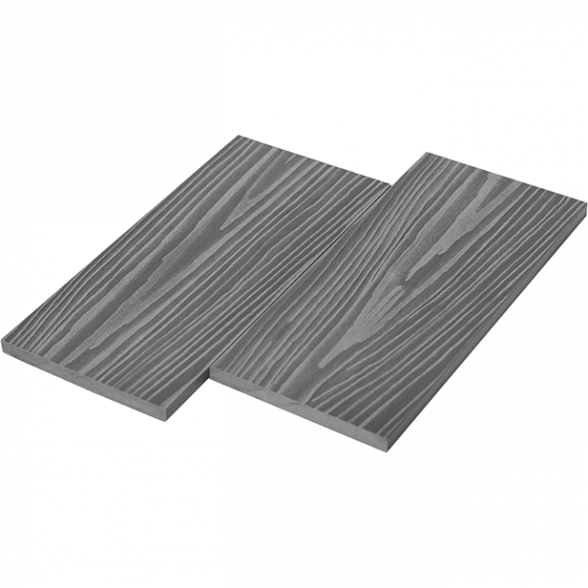 Заборная доска из ДПК UnoDeck Forte, 140x12х3000/4000 4000, Серый Заборная доска из ДПК UnoDeck Forte, 140x12х3000/4000 4000, Серый