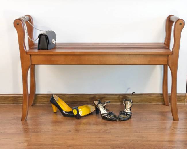 Банкетка с подлокотниками Лулу, орех Банкетка с подлокотниками Лулу, орех