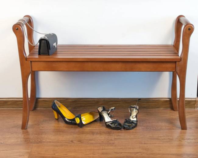 Банкетка с подлокотниками Лулу, орех Банкетка с подлокотниками Лулу, орех