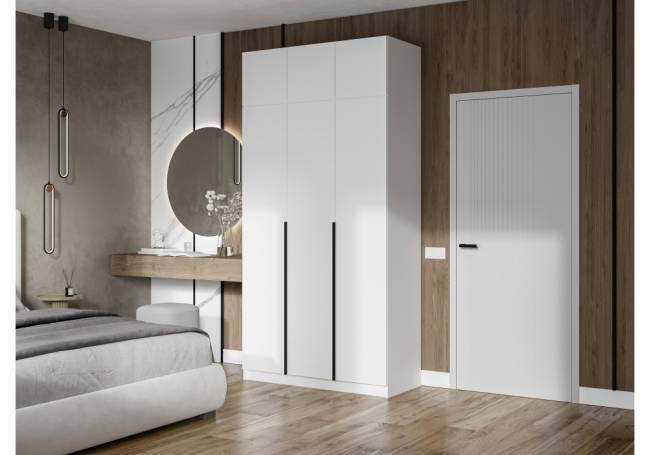 Широн 1200 белый / белый с антресолью