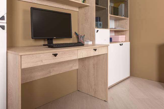 Стол компьютерный Бостон 12.69 цвет дуб эндгрейн элегантный