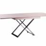 Стол-трансформер Левмар Cross D31/S79 выбеленный дуб/ опоры нерж.сталь Стол-трансформер Левмар Cross D31/S79 выбеленный дуб/ опоры нерж.сталь
