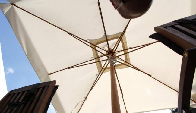 Зонт профессиональный 2х2 м Palladio Standard натуральный, слоновая кость 2000х2000 мм Зонт профессиональный 2х2 м Palladio Standard натуральный, слоновая кость 2000х2000 мм