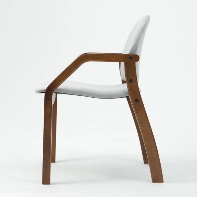 Стул-кресло Джуно 2.0 орех/серый Стул-кресло Джуно 2.0 орех/серый