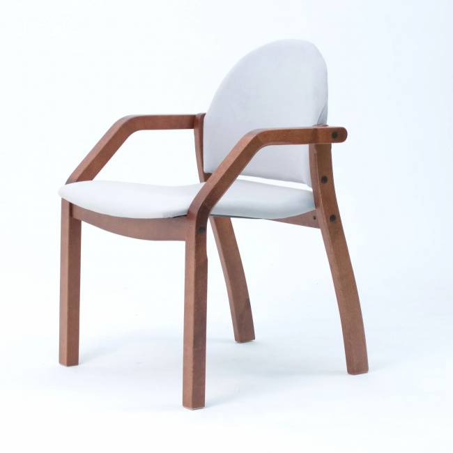 Стул-кресло Джуно 2.0 орех/серый Стул-кресло Джуно 2.0 орех/серый