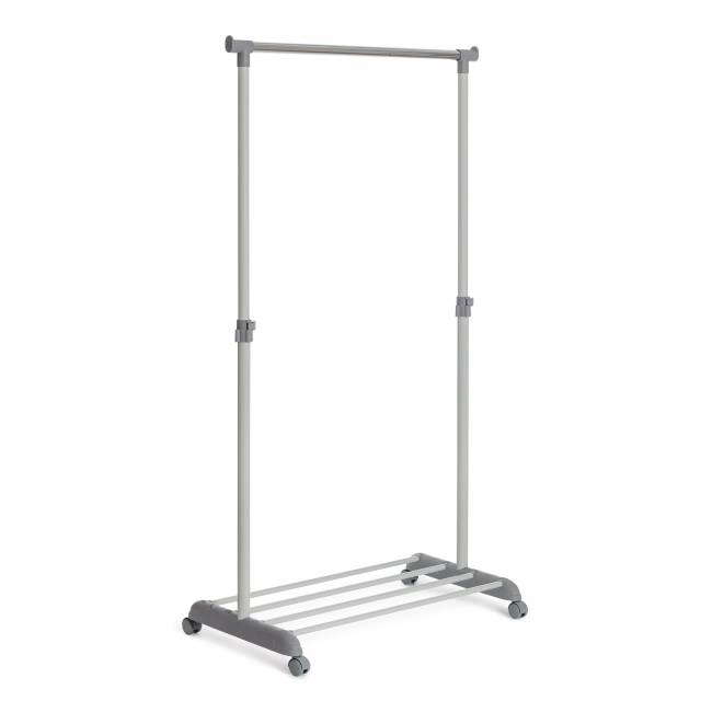 Вешалка ODENT металл, пластик, 86*44*166 см, темно-серый/светло-серый/хром темно-серый/светло-серый/хром металл, пластик