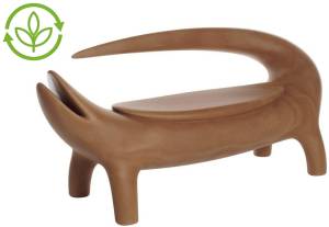 Диван из биопластика Big Kroko Special земля Саванны 1670х630х750 мм