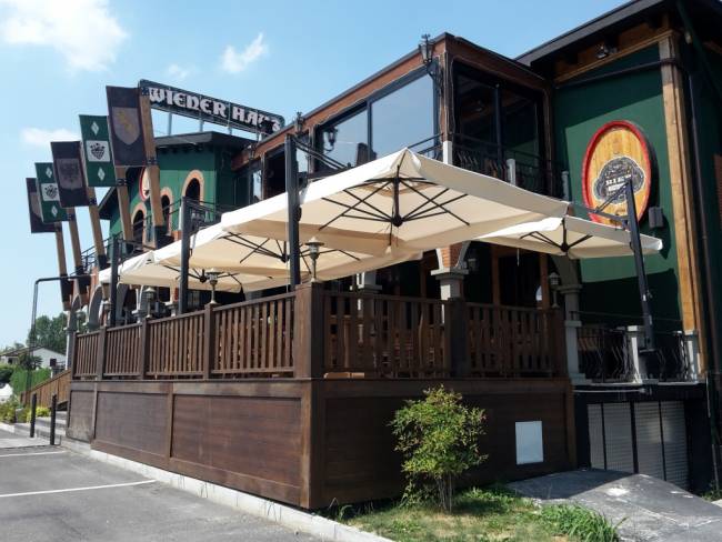 Зонт профессиональный 3х3 м Galileo Dark антрацит, слоновая кость 3000х3000 мм Зонт профессиональный 3х3 м Galileo Dark антрацит, слоновая кость 3000х3000 мм