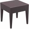 Столик плетеный для шезлонга GT 1009 коричневый 450х450х450 мм Столик плетеный для шезлонга GT 1009 коричневый 450х450х450 мм