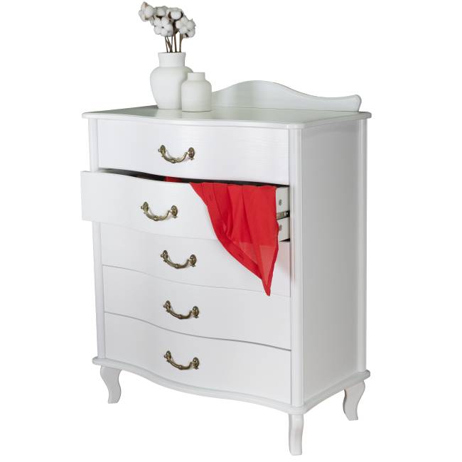 Комод Джульетта молочный дуб Л Комод Джульетта молочный дуб Л