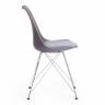Стул TULIP IRON CHAIR (mod.EC-123) металл/пластик, 54,5*48*83,5см, серый (Комплект из 4 шт.) серый металл/пластик