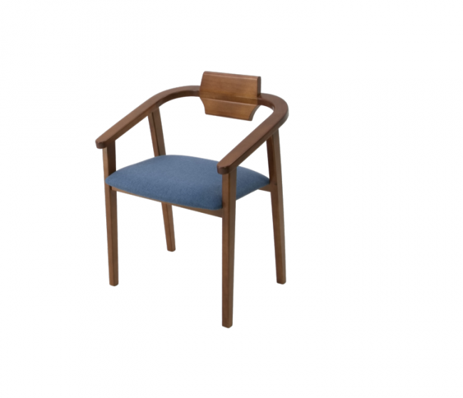 Стул-кресло Челси ПМ орех синий