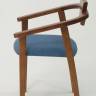 Стул-кресло Челси ПМ орех синий