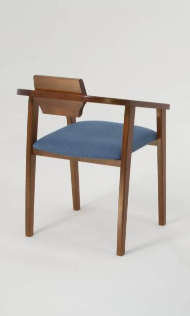 Стул-кресло Челси ПМ орех синий