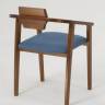 Стул-кресло Челси ПМ орех синий