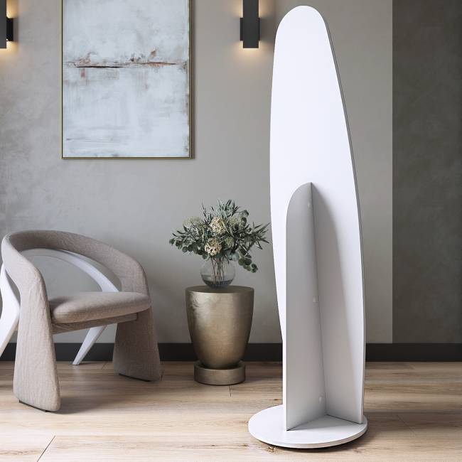 Зеркало напольное Стелла 1 белый 157,8 см х 40,4 см Зеркало напольное Стелла 1 белый 157,8 см х 40,4 см
