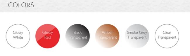 Табурет прозрачный барный Fox 75 янтарный 360х360х750 мм