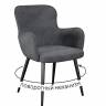 Стул DikLine 503 поворотный SB5 серый, ножки черные Стул DikLine 503 поворотный SB5 серый, ножки черные