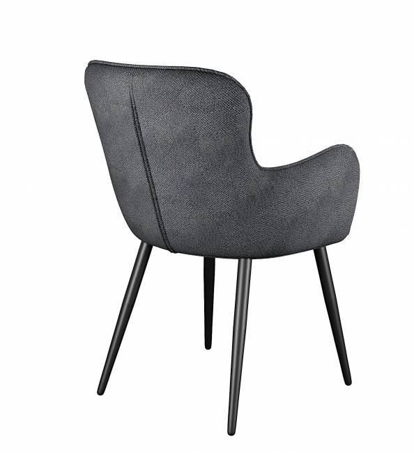 Стул DikLine 503 поворотный SB5 серый, ножки черные Стул DikLine 503 поворотный SB5 серый, ножки черные