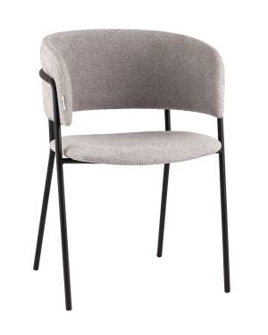 Кресло Нэлли New буклированный велюр серый