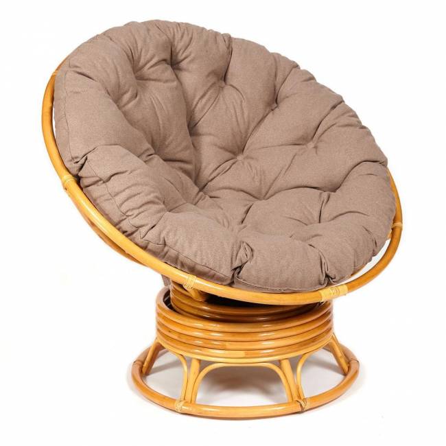 Кресло-качалка PAPASAN/ПАПАСАН w 23/01 B /с подушкой/ 115х78х104 см, Honey (мед), экошерсть Коричневый, 1811-5 Honey (мед) Кресло-качалка PAPASAN/ПАПАСАН w 23/01 B /с подушкой/ 115х78х104 см, Honey (мед), экошерсть Коричневый, 1811-5 Honey (мед)