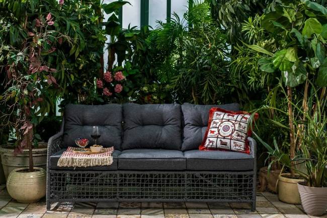 Плетеный диван LUCCA 3-х местный