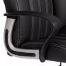 Кресло OXFORD хром кож/зам, черный, 36-6 черный кож/зам
