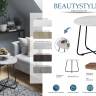Стол журнальный BeautyStyle 14 дуб сонома/металлик Стол журнальный BeautyStyle 14 дуб сонома/металлик