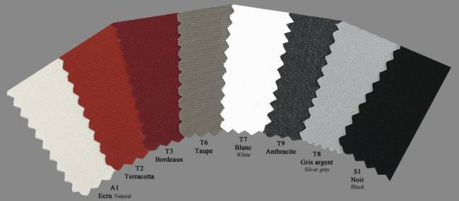 Зонт профессиональный 2.9х2.9 м Astro Timber имитация ироко, слоновая кость 2900х2900 мм