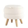 Пуф с ящиком Винни M тедди белый