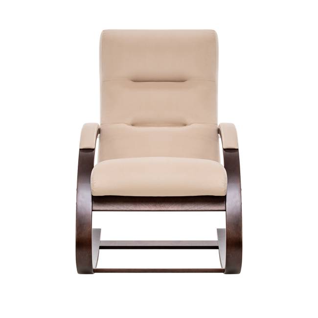 Кресло-качалка Leset Милано Орех текстура V18 бежевый