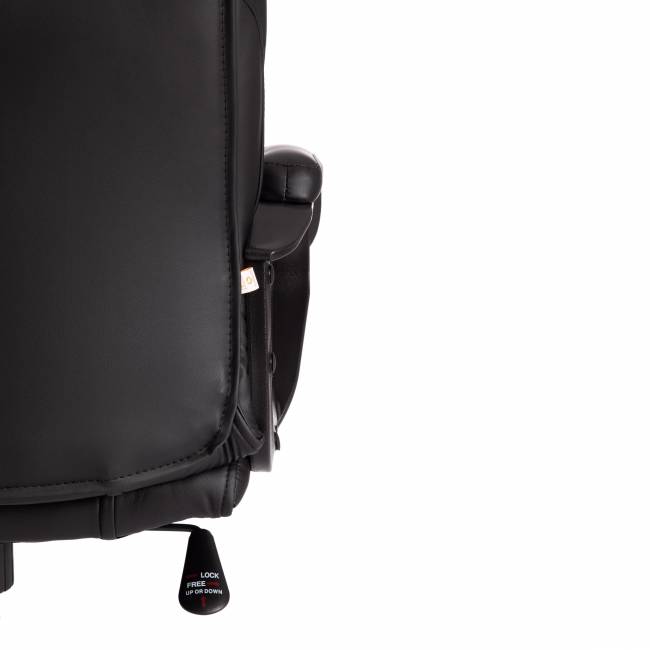 Кресло BERGAMO хром (22) кож/зам, черный, 36-6 черный кож/зам Кресло BERGAMO хром (22) кож/зам, черный, 36-6 черный кож/зам