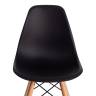 Стул барный Cindy Bar Chair (mod. 80-1) / 1 шт. в упаковке дерево бук/металл/пластик, 50 х 51 х 109 см, Black (Черный) 3010/ натуральный черный дерево бук/металл/пластик