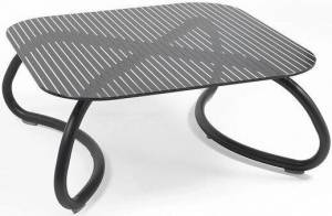 Столик стеклянный кофейный Nardi, Loto Relax Антрацит