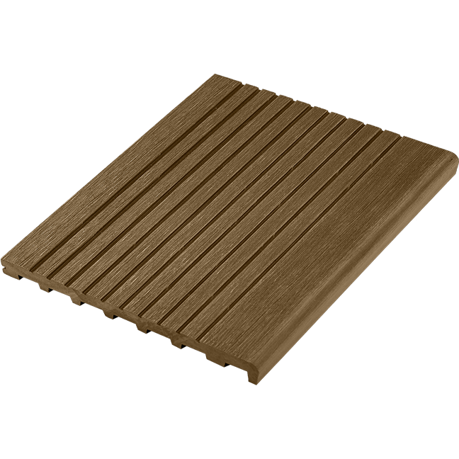 Ступень из ДПК UnoDeck Scala, 345x23х3000/4000 4000, Орех Ступень из ДПК UnoDeck Scala, 345x23х3000/4000 4000, Орех