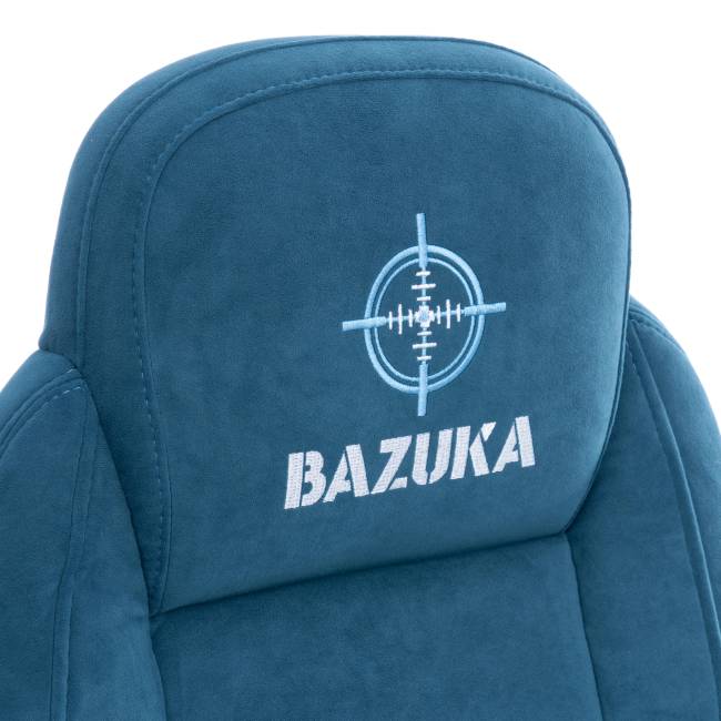 Кресло BAZUKA metalBL велюр, синий, 32 синий велюр