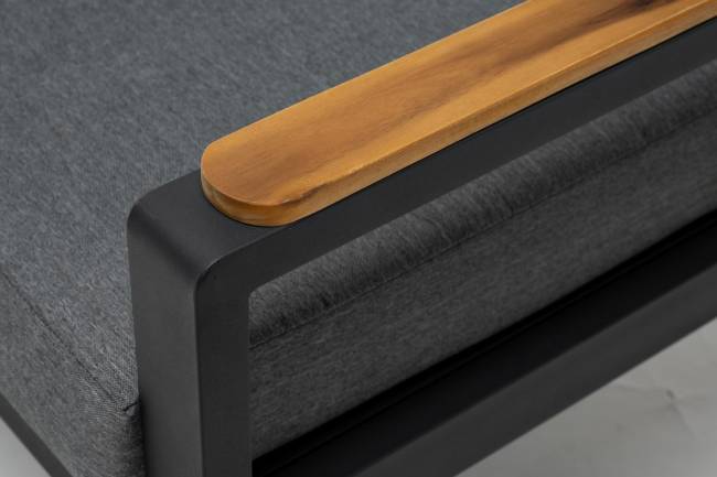 Угловой комплект из алюминия TOPA с обеденным столом Угловой комплект из алюминия TOPA с обеденным столом