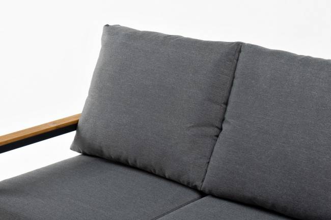 Угловой комплект из алюминия TOPA с обеденным столом Угловой комплект из алюминия TOPA с обеденным столом