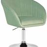 Кресло дизайнерское DOBRIN EDISON, мятный велюр (1922-8)
