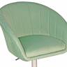 Кресло дизайнерское DOBRIN EDISON, мятный велюр (1922-8)
