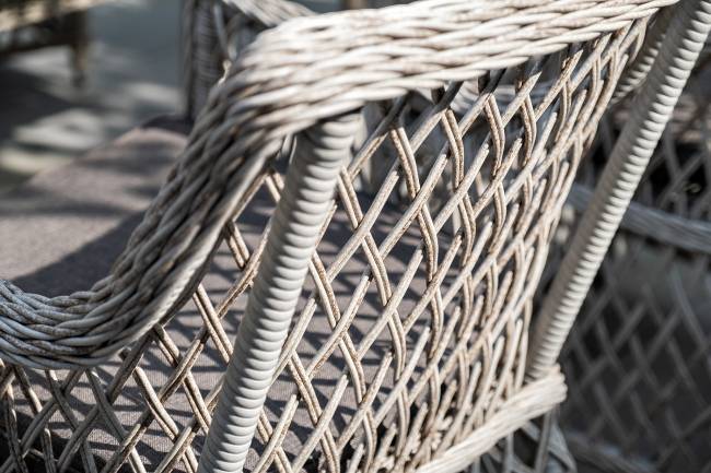 "Латте" обеденная группа плетеная, цвет бежевый "Латте" обеденная группа плетеная, цвет бежевый