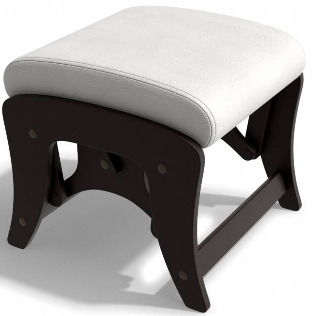 Пуф-маятник, экокожа крем