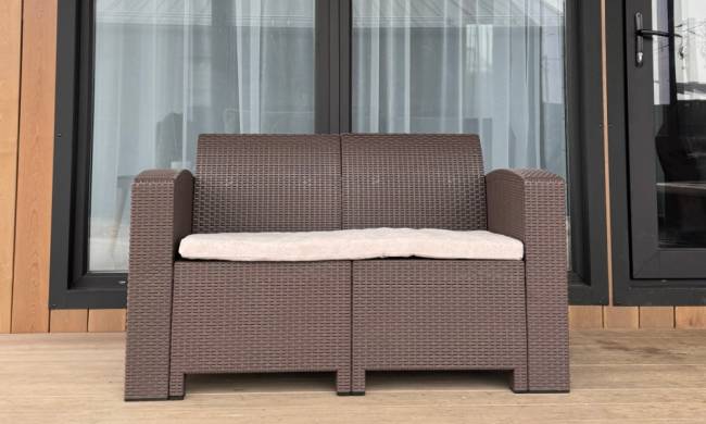 Двухместный диван LANA коричневый