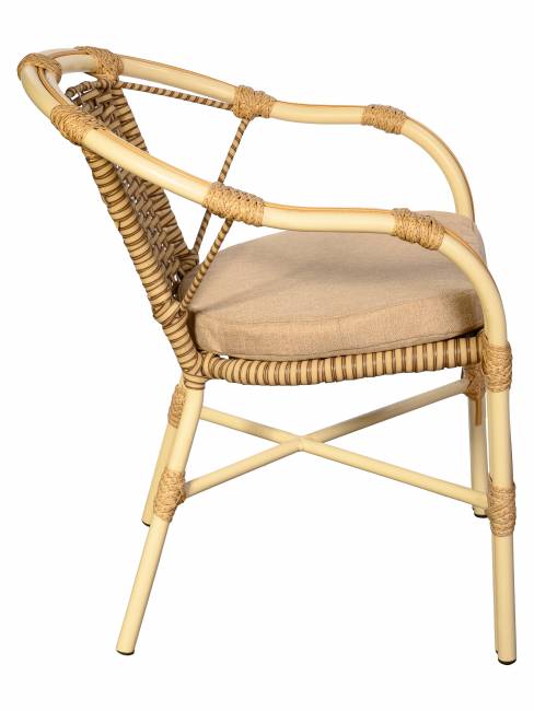 Комплект из искусственного ротанга Bali (Бали)-4 (цвет: слоновая кость)